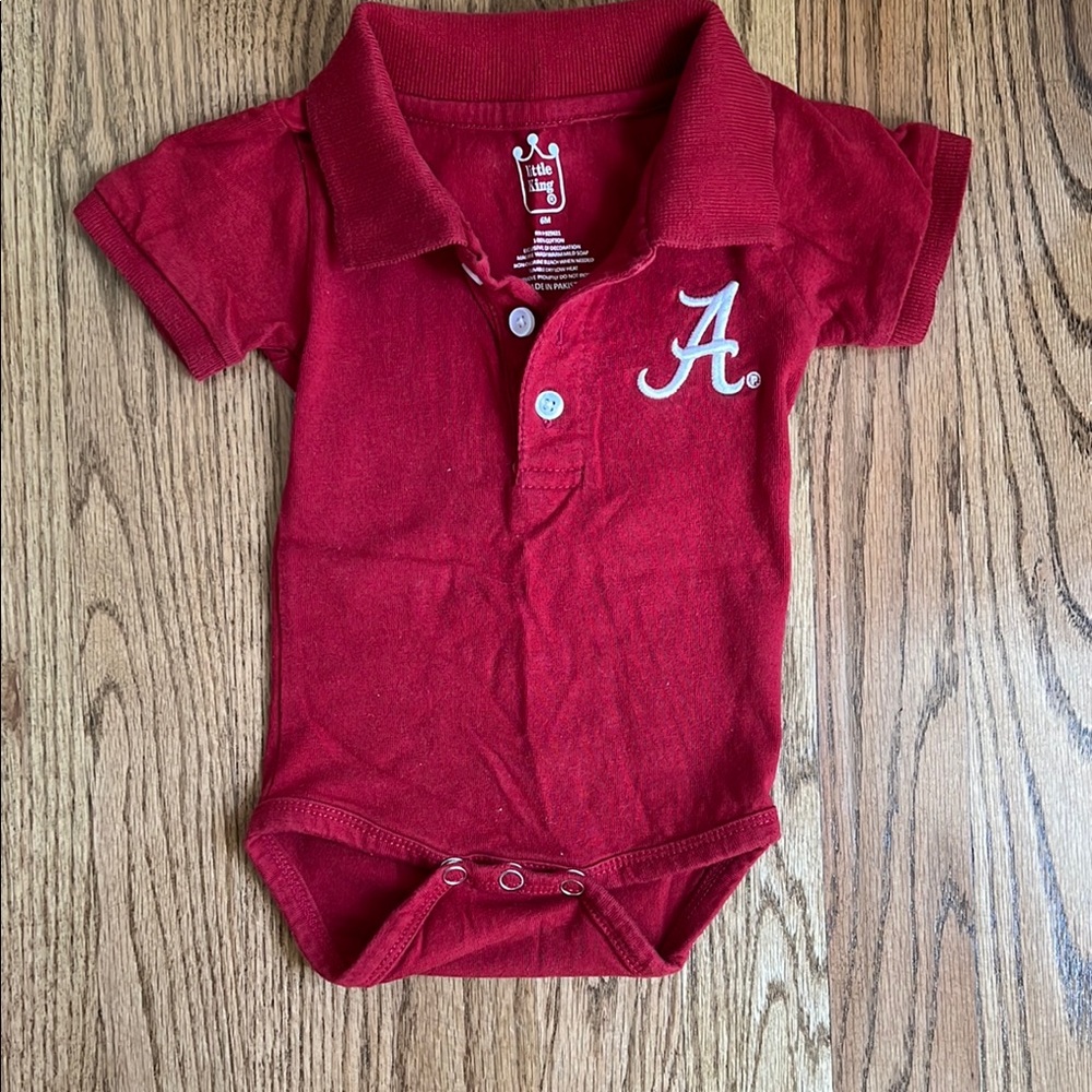 Alabama Baby Polo Onesie 6m
